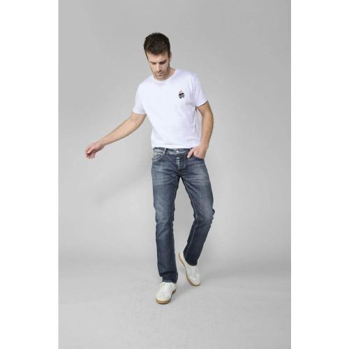 Jeans regular, droit 800/12, longueur 34 Toby en coton - Le Temps des Cerises - Modalova