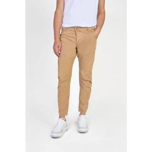 Pantalon carotte ALBE beige Kurt - Le Temps des Cerises - Modalova