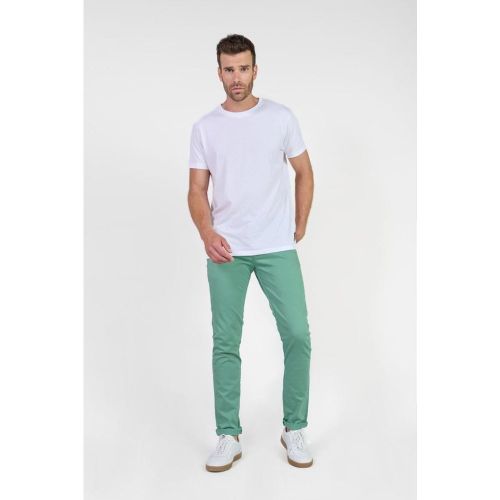 Pantalon chino CESAR vert Ned - Le Temps des Cerises - Modalova