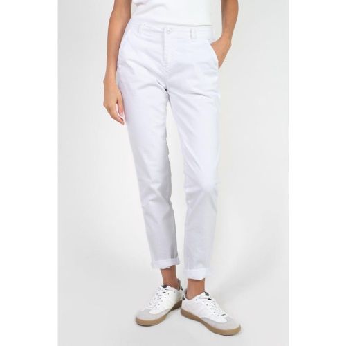 Pantalon chino DYLI 7 blanc Louise - Le Temps des Cerises - Modalova