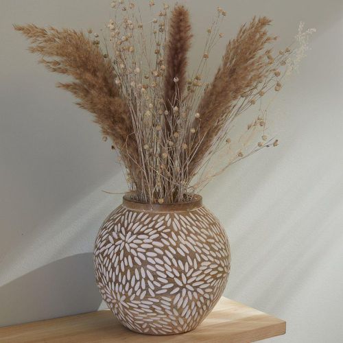 Vase taille M en bois de manguier - 3S. x Home - Modalova