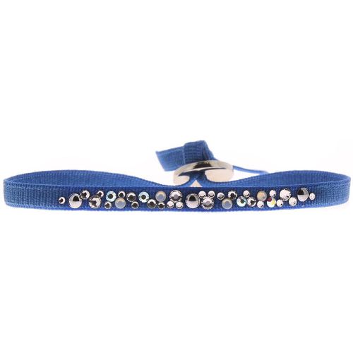 Bracelet A41171 - Bracelet Tissu Acier Bleu - Les Interchangeables - Modalova