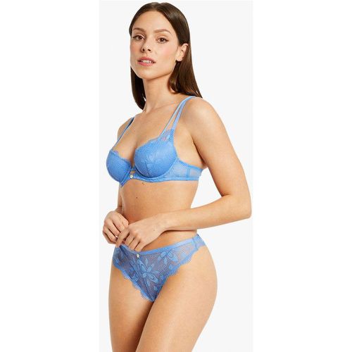 Soutien-gorge emboîtant armatures à Dentelle Florale Stretch - Bleu - Wacoal  Lingerie