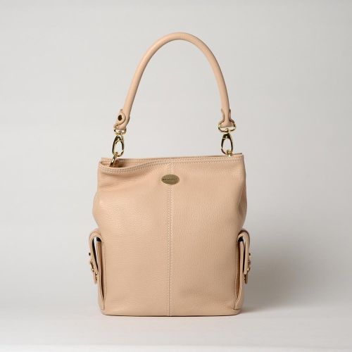 Besace cuir de vachette sable - Mac Douglas - Modalova