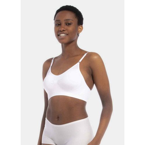 Soutien-gorge Confort bretelles fines sans armature Blanc - Magic Body Fashion - Modalova