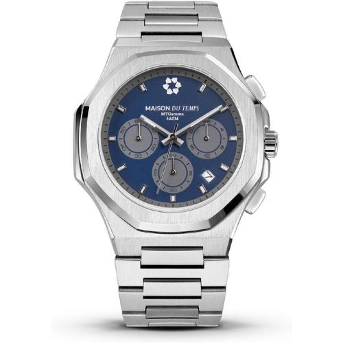 Montre MTGamma Chronographe Bleu Acier - Maison Du Temps - Modalova