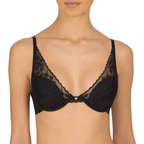 Soutien-gorge plongeant armatures - Noir en nylon - Natori - Modalova