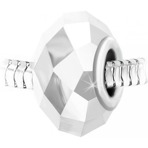 Charm perle cristal à facettes et acier par SC Crystal - So Charm Bijoux - Modalova