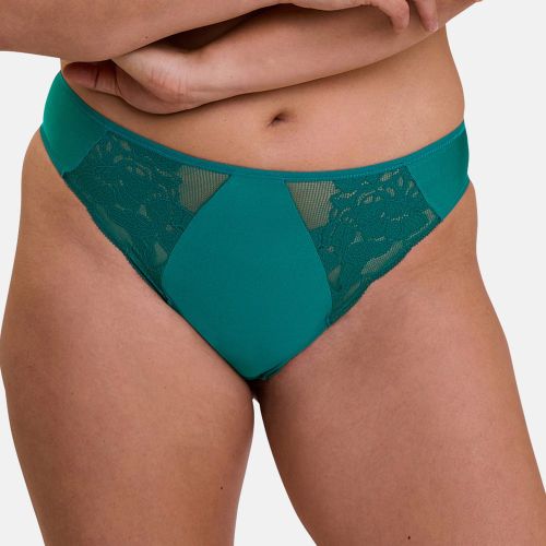 Slip en dentelle florale et tulle - Sans Complexe - Modalova