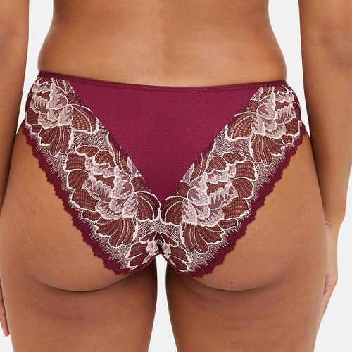 Slip en dentelle rouge - Sans Complexe - Modalova