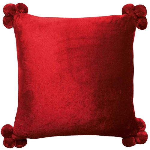 Coussin Tender pompons Rubis - 3S. x Home - Modalova