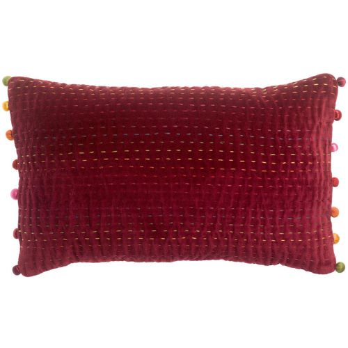 Coussin uni Gastounet Griotte 30x50cm - 3S. x Home - Modalova