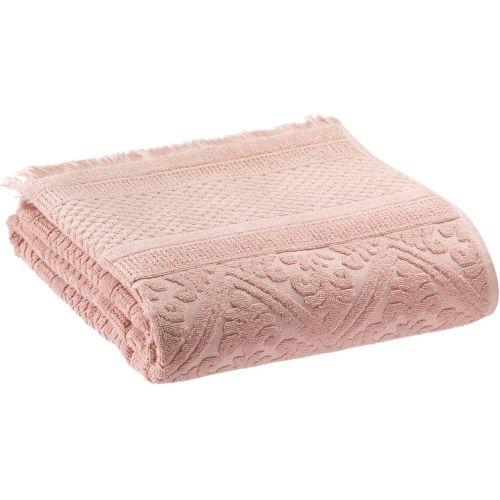 Drap de douche uni Zoe Aubepine 70 x 140 - Maison Vivaraise - Modalova