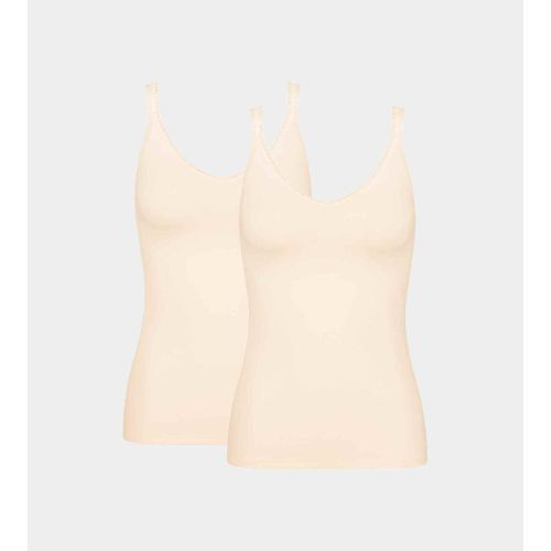 Lot de 2 débardeurs Rose en coton - Sloggi - Modalova
