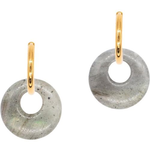 Boucles d'oreilles Blima en pierres Labradorite - Sloya - Modalova