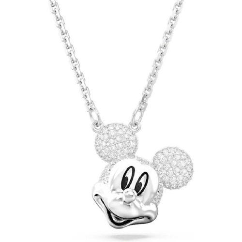 Pendentif Disney Mickey Mouse 5669116 Blanc Métal rhodié - Swarovski - Modalova