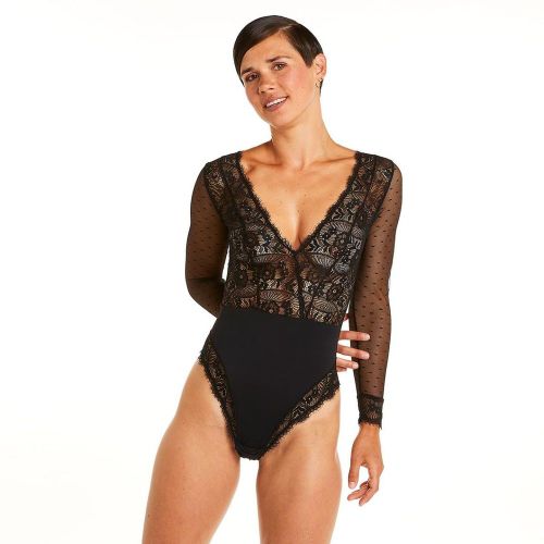 Body tanga noir Impériale - Pomm Poire - Modalova