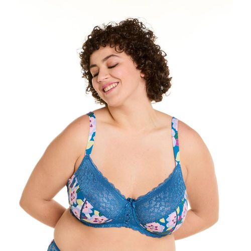 Soutien-gorge à armatures grand maintien multico indigo Emma - Pomm Poire - Modalova