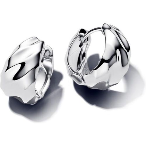 Petites Créoles Ondulées 293874C00 - Pandora - Modalova