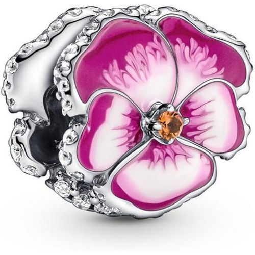 Charm Moments floral avec cristaux scintillants - Argent 925/1000? - Pandora - Modalova