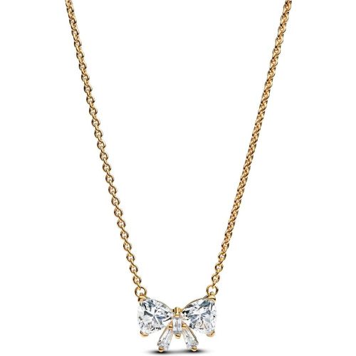 Collier N?ud Scintillant Doré - Pandora - Modalova