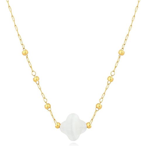 Collier Bonheur - PNS0049-1MOP Acier - Pixies Bijoux - Modalova