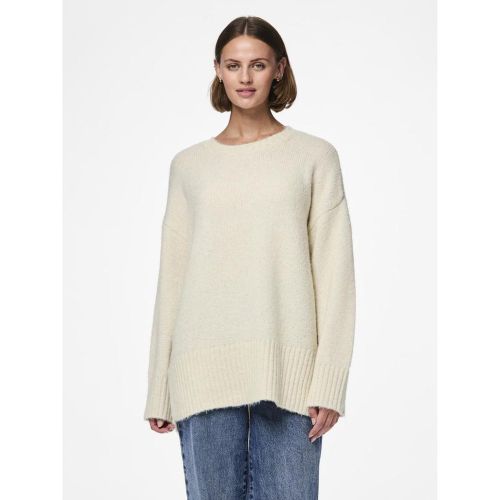 Pull en maille manches longues beige Zadie - Pieces - Modalova