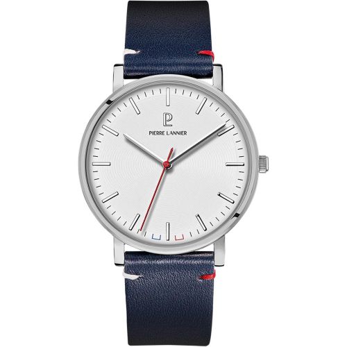 Montre Essential - 217G106 Bracelet Cuir Bleu - Pierre Lannier - Modalova