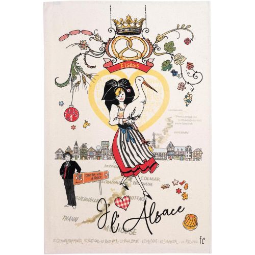 Torchon Elsass Ecru 48 x 72 - Maison Vivaraise - Modalova