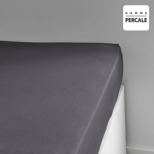 Drap-Housse Prestige En Percale De Coton Fusain - Today - Modalova