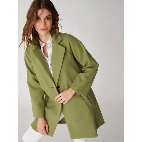 Trench boutonnée vert - Venca - Modalova