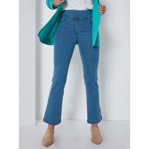 Pantalon de coupe bootstrap en jean stretch - Venca - Modalova