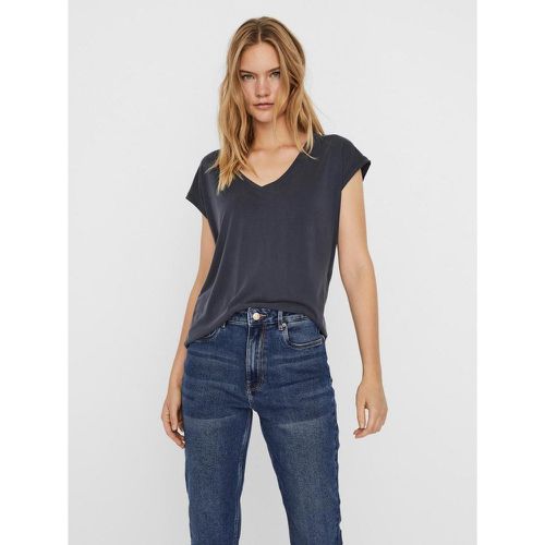 T-shirt Relaxed Fit Col en V Manches courtes Longueur regular Lila - Vero Moda - Modalova