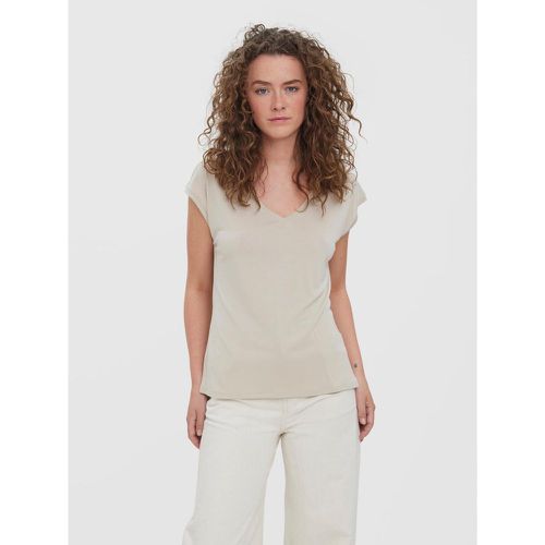 Top Gris en coton modal - Vero Moda - Modalova