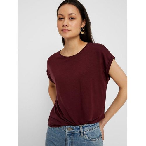 T-shirts & Tops violet en coton - Vero Moda - Modalova