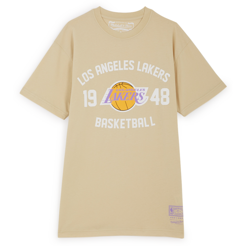 Tee Shirt Lakers Team Logo Beige - Mitchell & Ness - Modalova