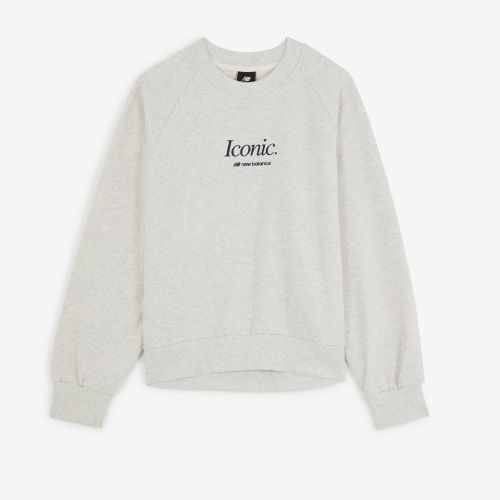 Sweat Crew Athletic Icono Gris/ / - New Balance - Modalova