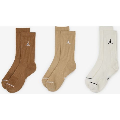 Chaussettes X3 Crew Jumpman Marron - Jordan - Modalova