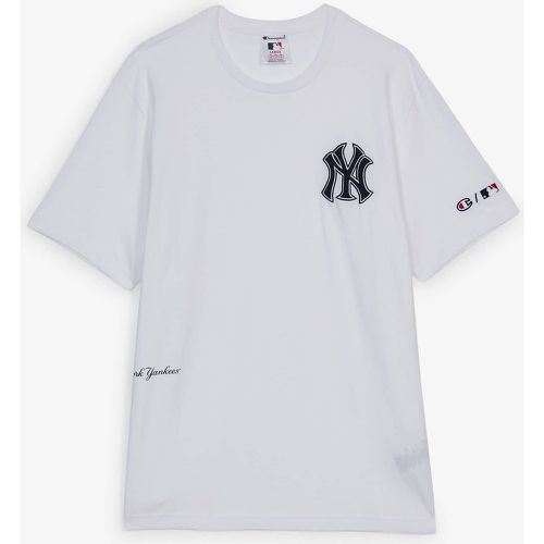 Tee Shirt Ny Yankees Blanc/noir - Champion - Modalova