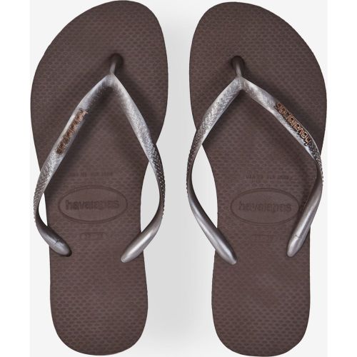 Slim Logo Metallic Marron - Havaianas - Modalova