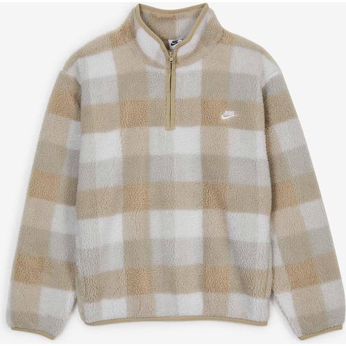 Sweat Half Zip Plaid Sherpa - Nike - Modalova