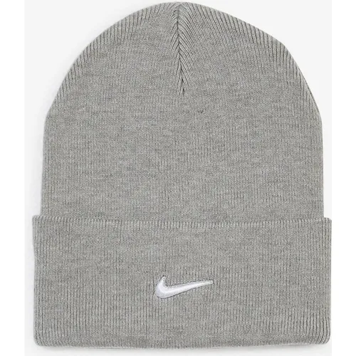 Beanie Swoosh Gris/blanc - Nike - Modalova