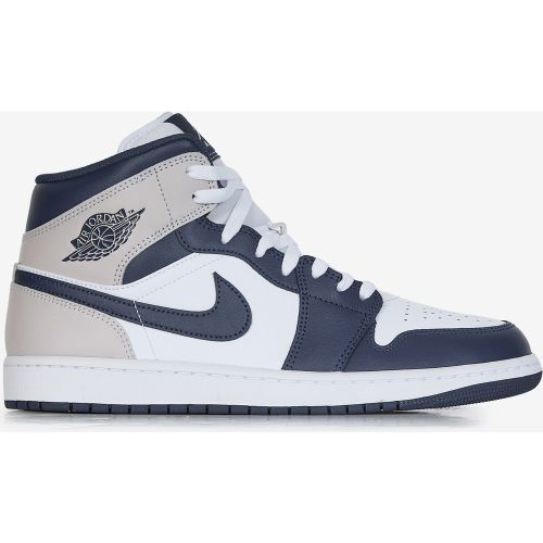 Air Jordan 1 Mid Blanc/marine - Jordan - Modalova