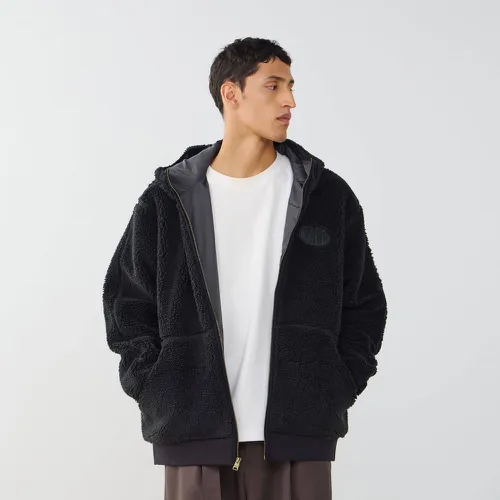 Jacket Sherpa Logo Noir - Vans - Modalova