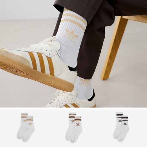 Chaussettes X3 Crew 3 Stripes / - adidas Originals - Modalova