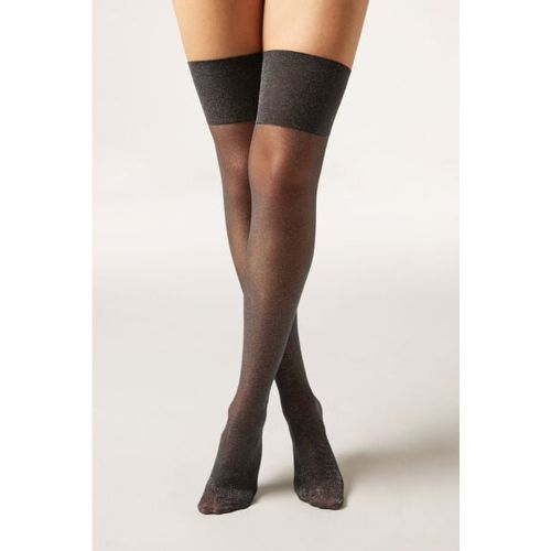 Mi-bas Voile 20 Deniers Glitter Taille TAILLE UNIQUE - Calzedonia - Modalova