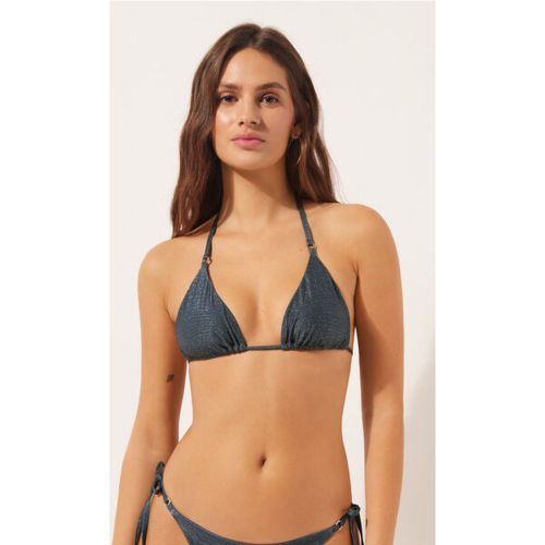 Haut de maillot triangle Glowing Python Taille M / 3 - Calzedonia - Modalova