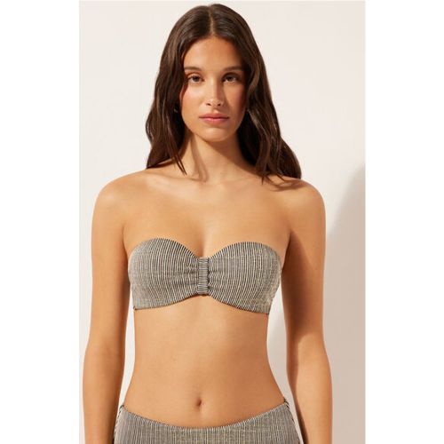 Haut de maillot bandeau Golden Stripes Taille S / 2 - Calzedonia - Modalova