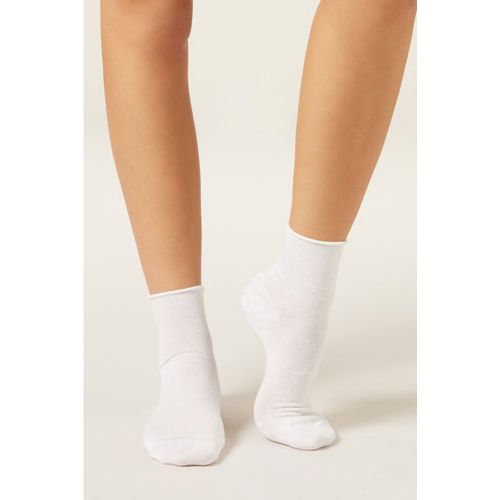 Chaussettes Courtes avec du Lin Sans Bordure Taille 36-38 - Calzedonia - Modalova