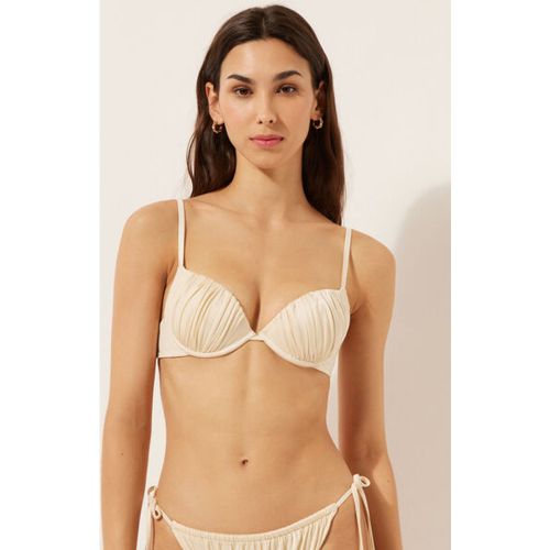 Haut de maillot push-up Shiny Satin Taille L / 4 - Calzedonia - Modalova